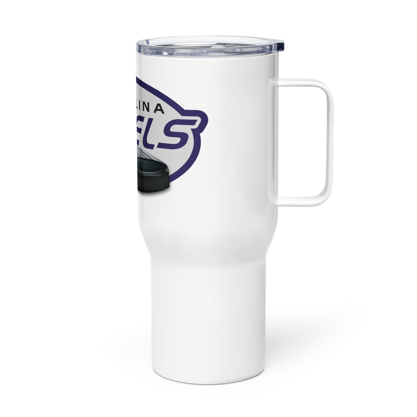 Travel mug with a handle: Carolina Rebels